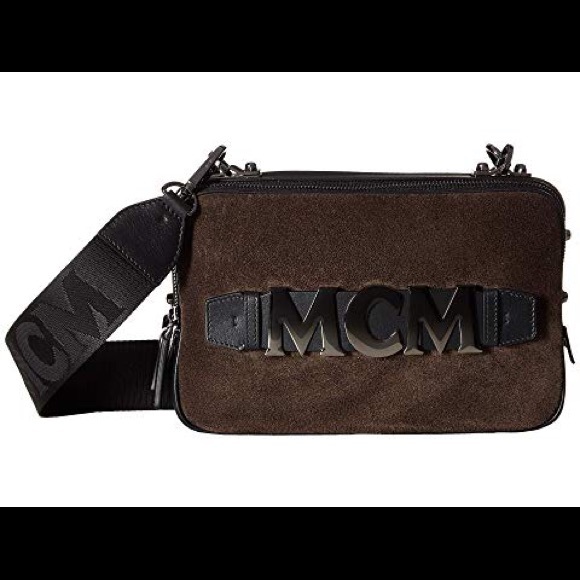 MCM Bags Mcm Cubism Suede Crossbody Medium Clutch Crossbody Poshmark
